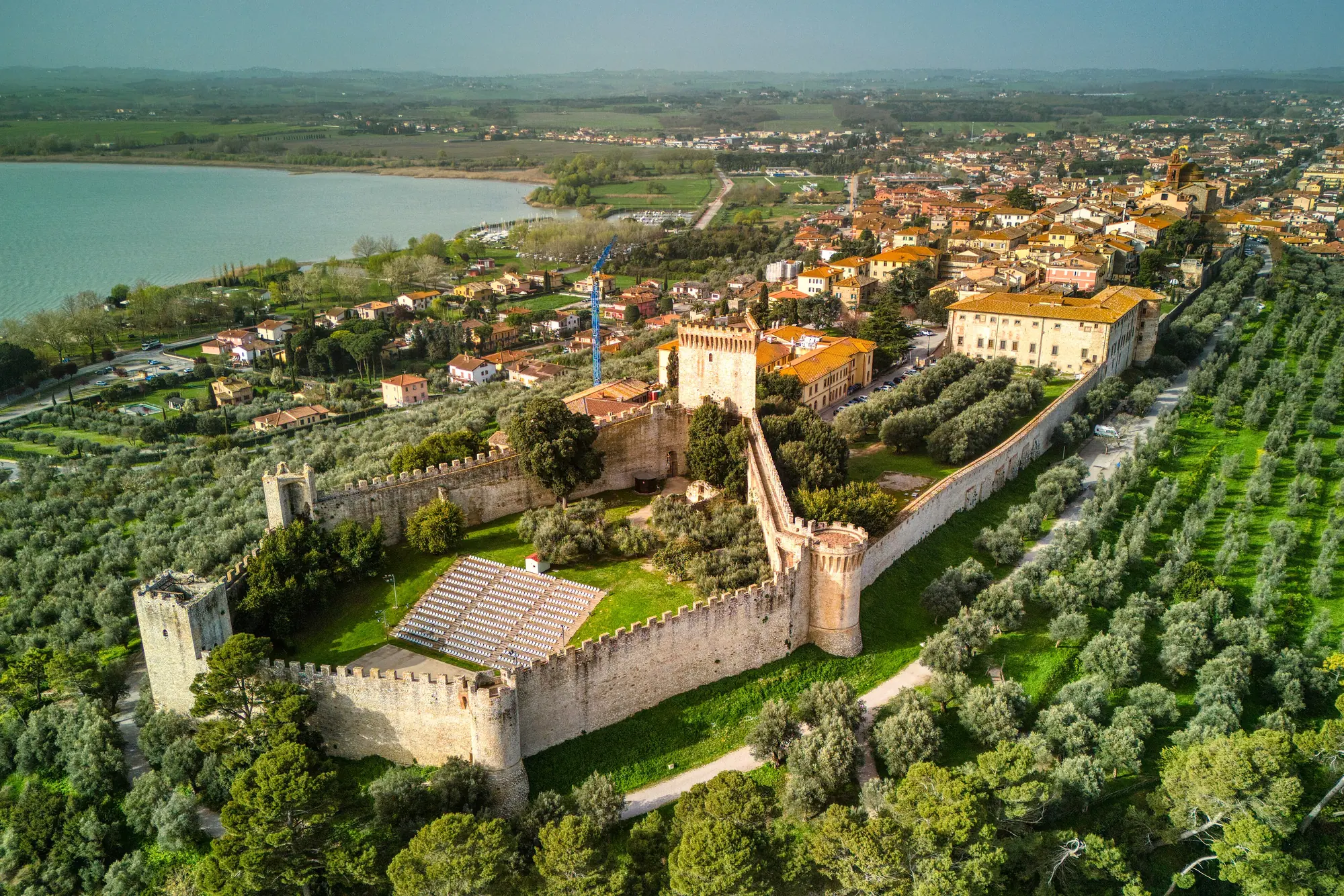 Rocca del Leone nel centro storico di Castiglione del Lago