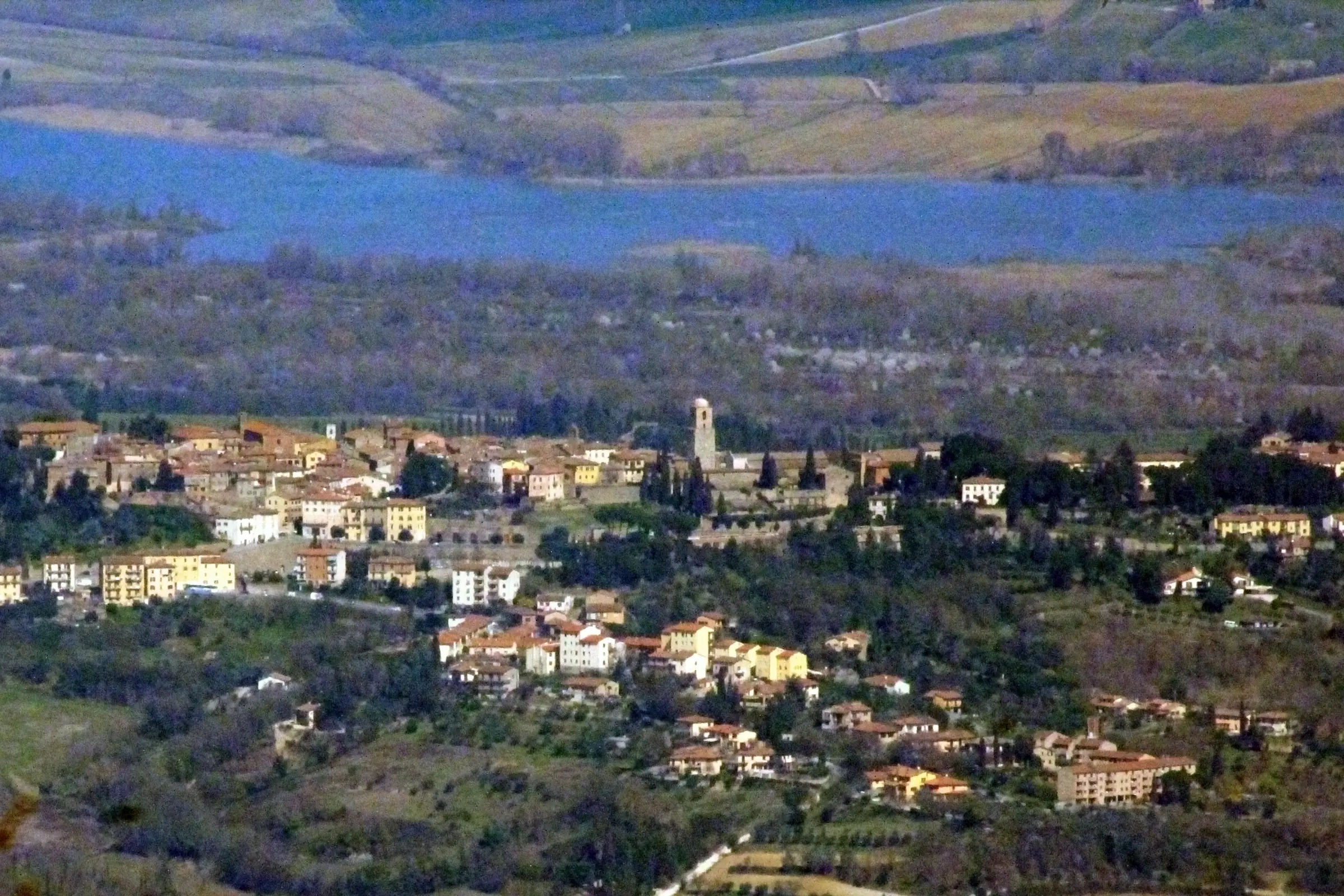 Panorama de Chiusi et de la campagne de la Valdichiana