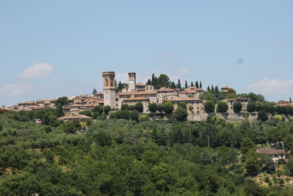 Panorama del borgo medievale di Corciano