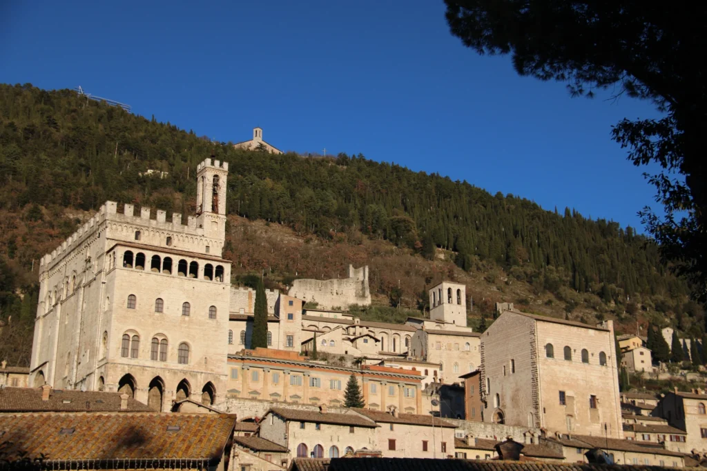 Panorama del centro medievale di Gubbio