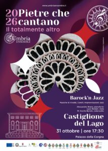 Locandina ufficiale Barock’n Jazz a Castiglione del Lago, 31 ottobre 2026