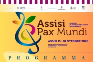 Banner ufficiale Assisi Pax Mundi, 15–18 ottobre 2026