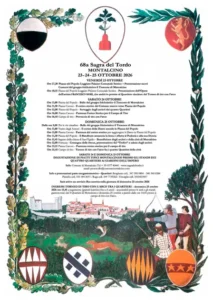 Programma ufficiale della 68ª Sagra del Tordo, Montalcino, 23–25 ottobre 2026