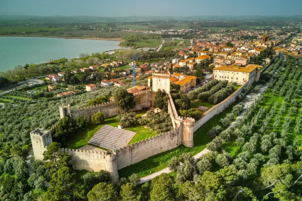Rocca del Leone nel centro storico di Castiglione del Lago