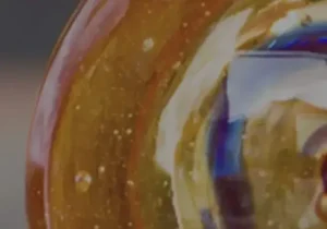 Art glass detail for L’Opera dei Vetrai in Piegaro